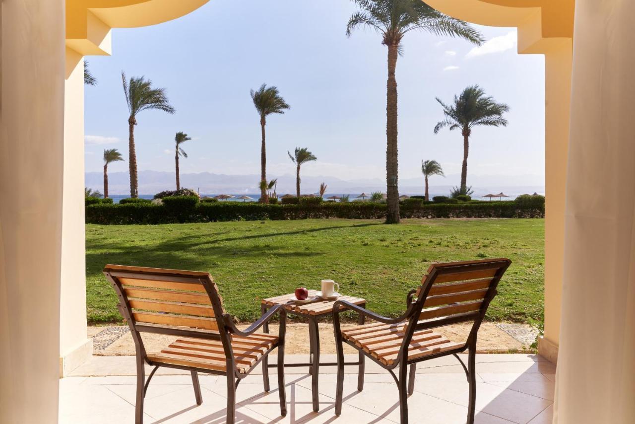 Mosaique Beach Resort Taba Heights Exteriör bild View from a room at the Hilton Sharm El Sheikh